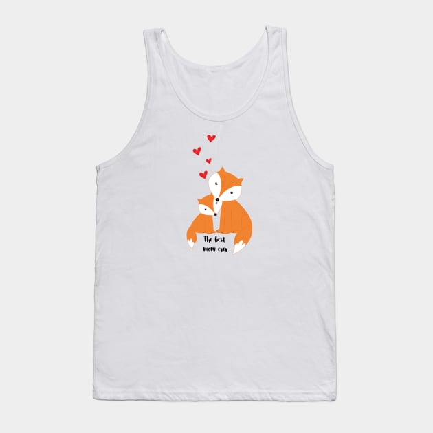 the best mom ever - cute foxes Tank Top by grafart